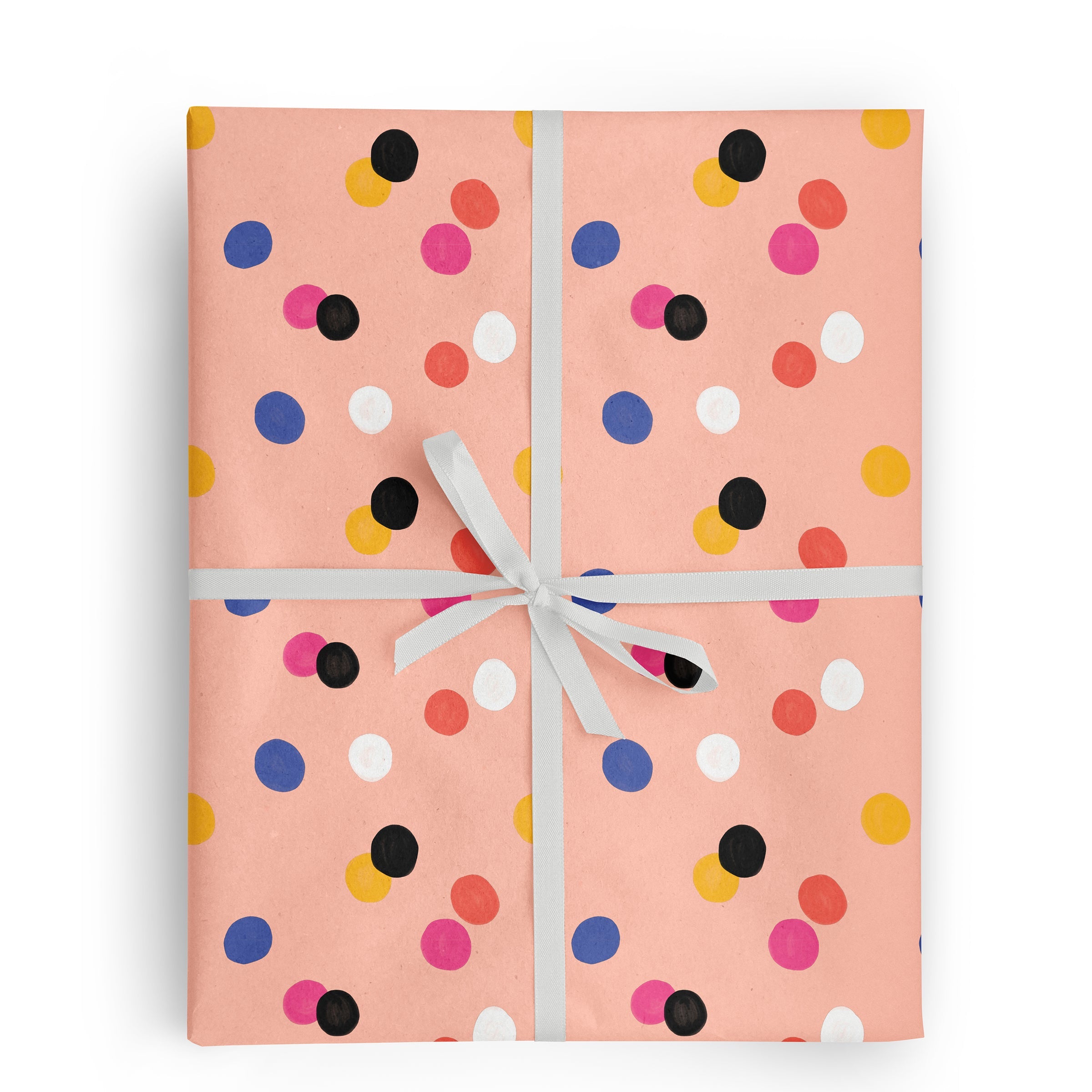 Polka dot deals gift wrap