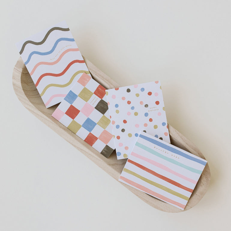 Baby Stripes Card - Ramona & Ruth 