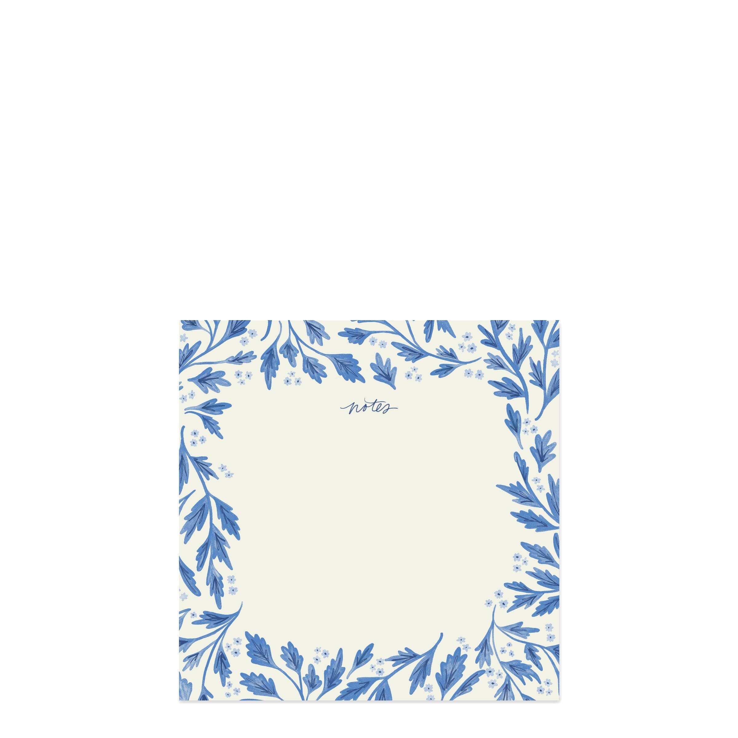 Blue Vines Notes Block Notepad - Ramona & Ruth 