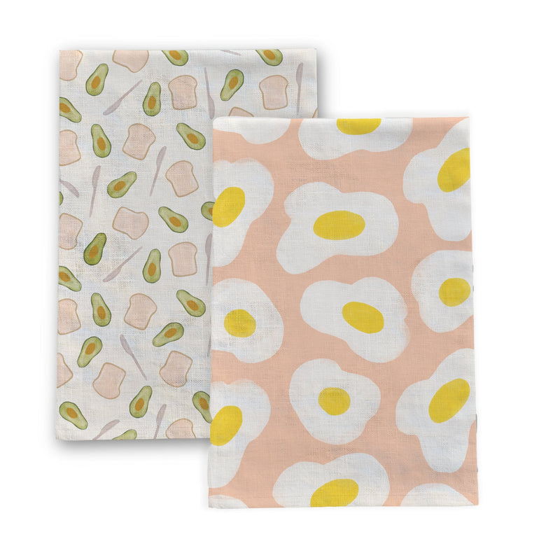 Breakfast Tea Towel Bundle - Ramona & Ruth 