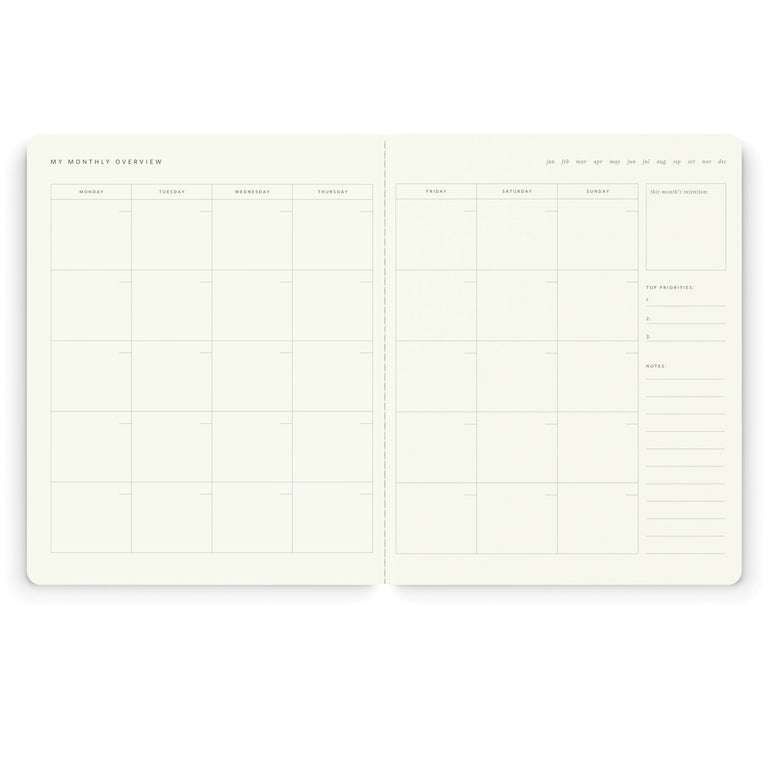 Bunches Stitched Monthly Planner - Ramona & Ruth 