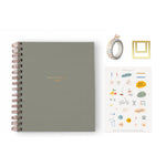 Daily Overview Planner Set in Light Sage - Ramona & Ruth 