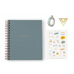 Daily Overview Planner Set in Steel Blue - Ramona & Ruth 