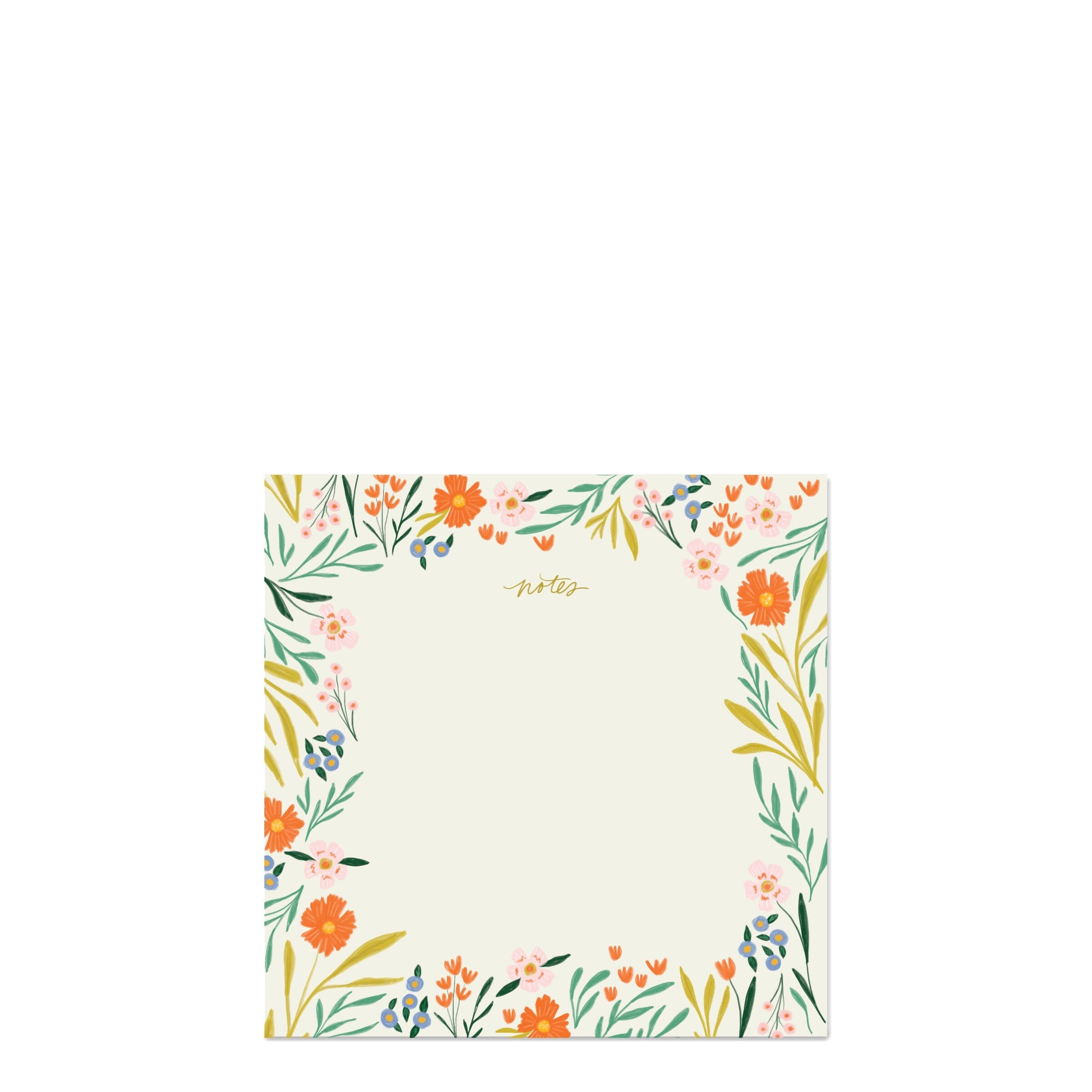 Floral Notes Block Notepad - Ramona & Ruth 