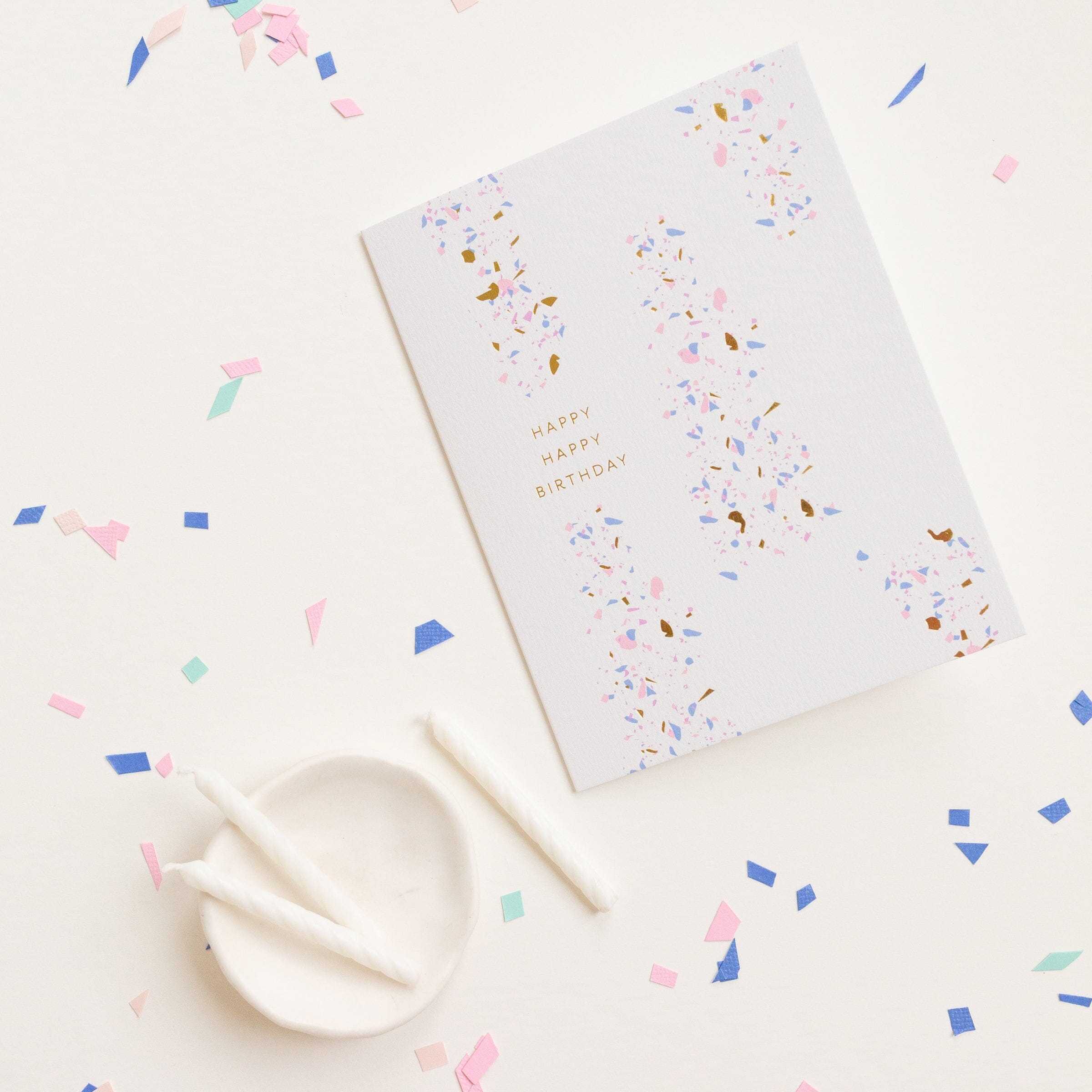 Happy Birthday Confetti Card - Ramona & Ruth 