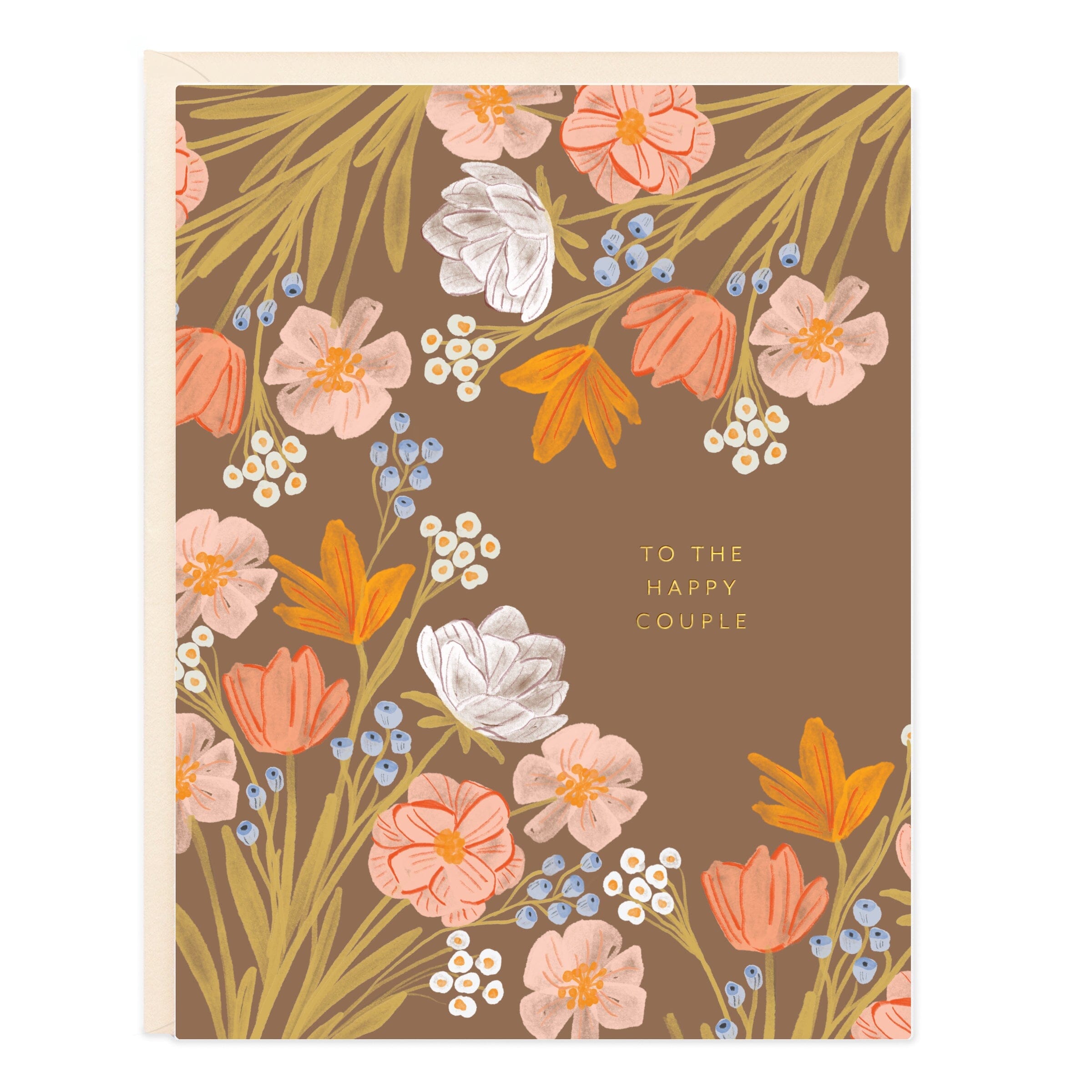 Happy Couple Flowers Card - Ramona & Ruth 