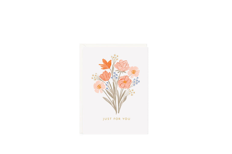 Just For You Bouquet Mini Card - Ramona & Ruth 