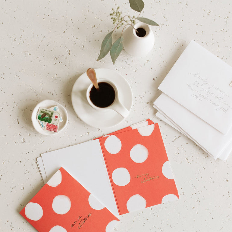 Merry Christmas Spots Card - Ramona & Ruth 