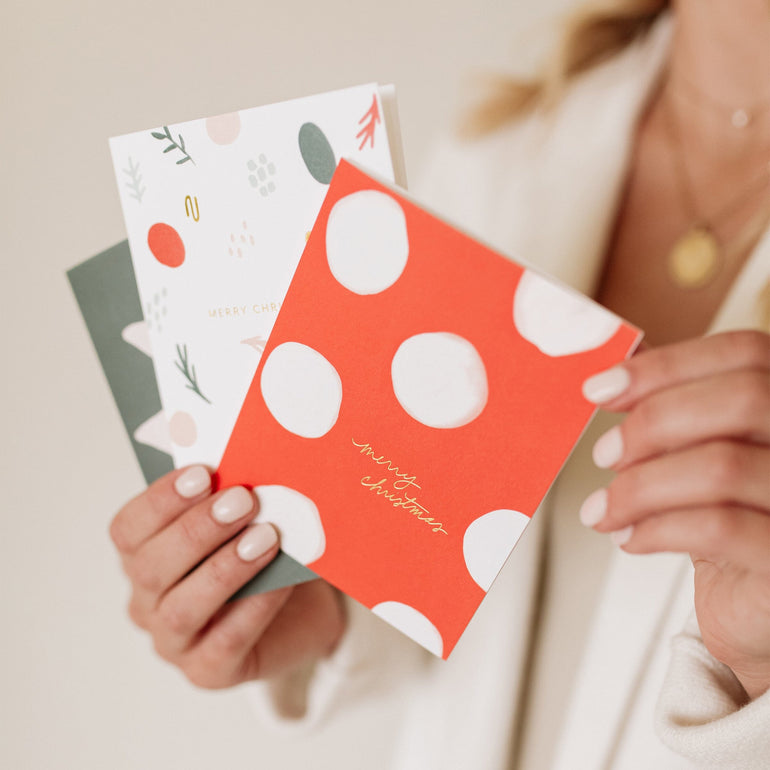 Merry Christmas Spots Card - Ramona & Ruth 