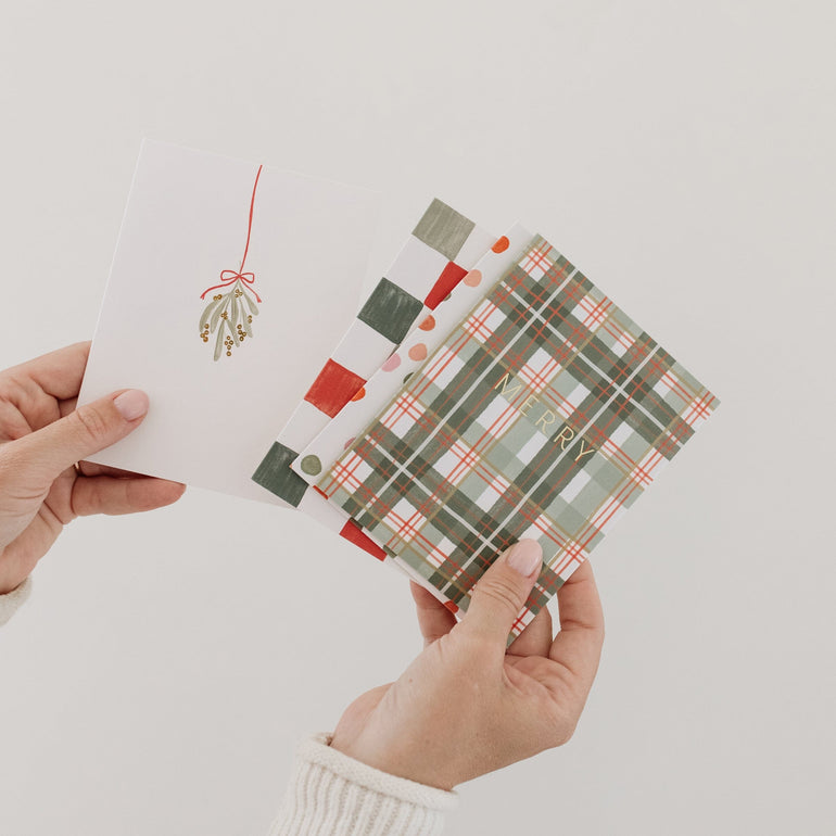 Merry Plaid Card - Ramona & Ruth 