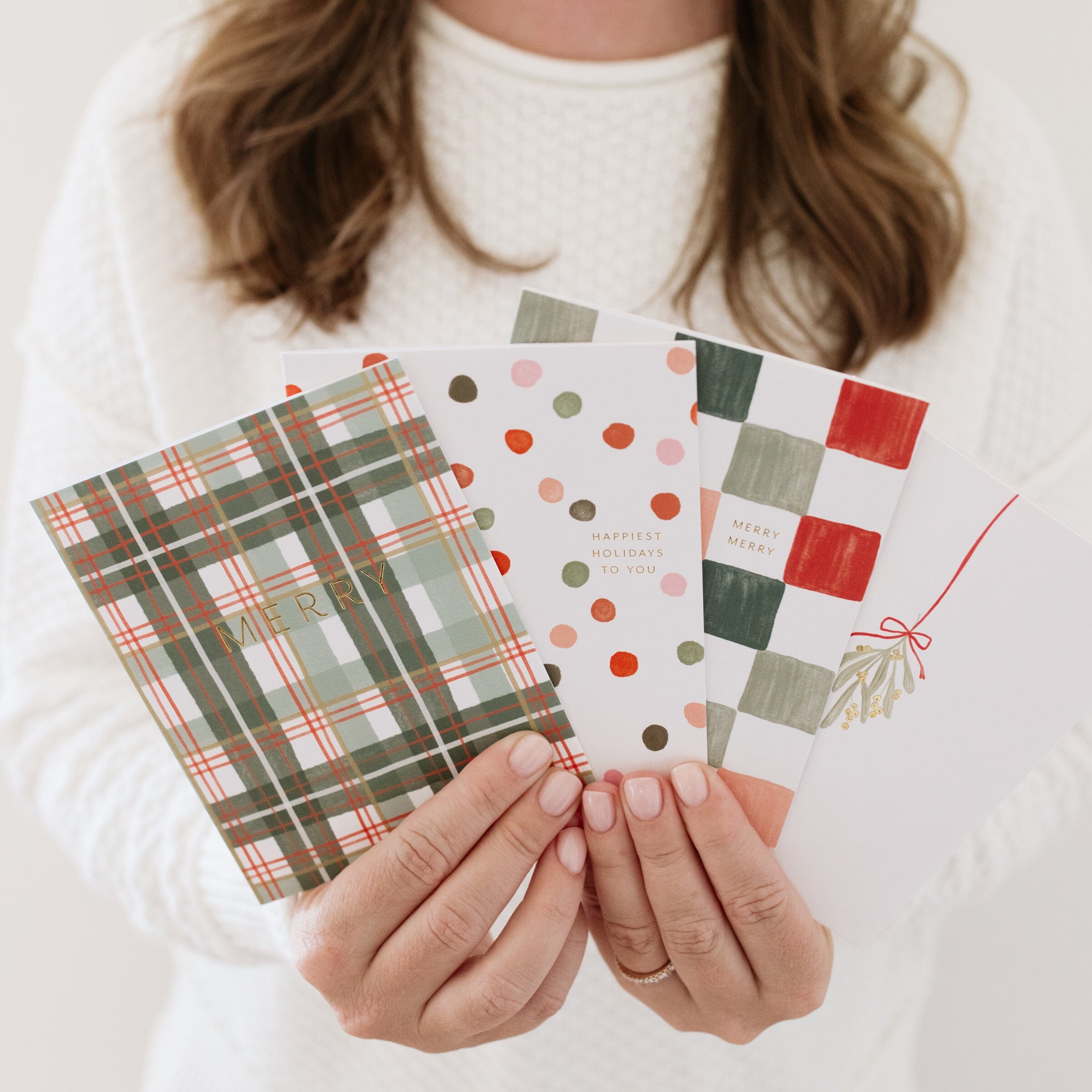 Merry Plaid Card - Ramona & Ruth 