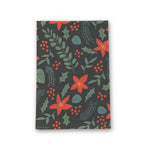 Poinsettia Linen Tea Towel - Ramona & Ruth 