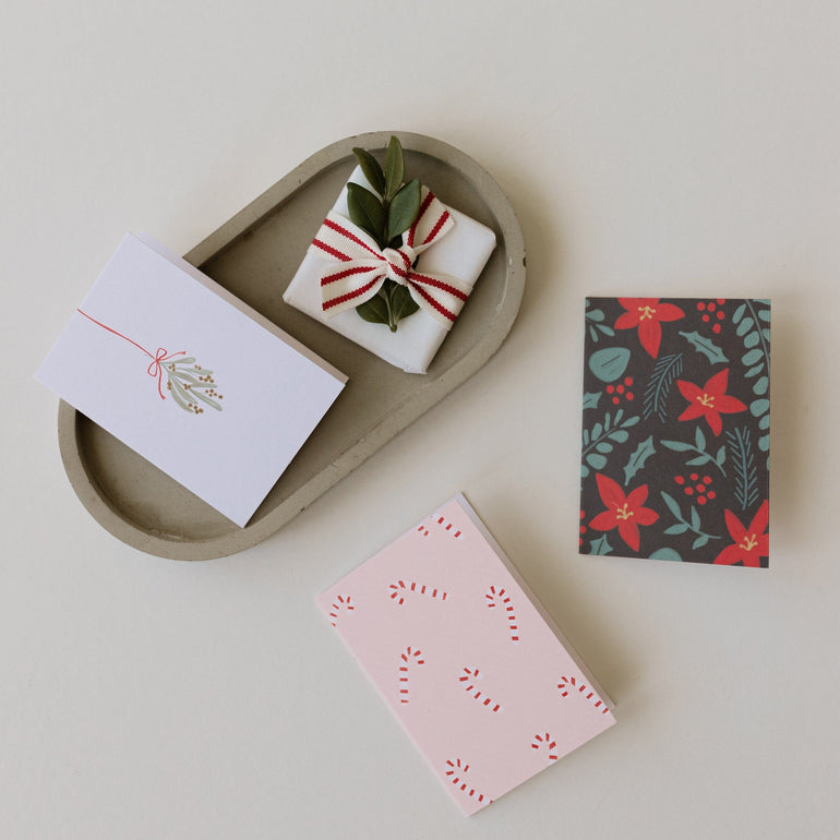 Poinsettia Mini Card - Ramona & Ruth 