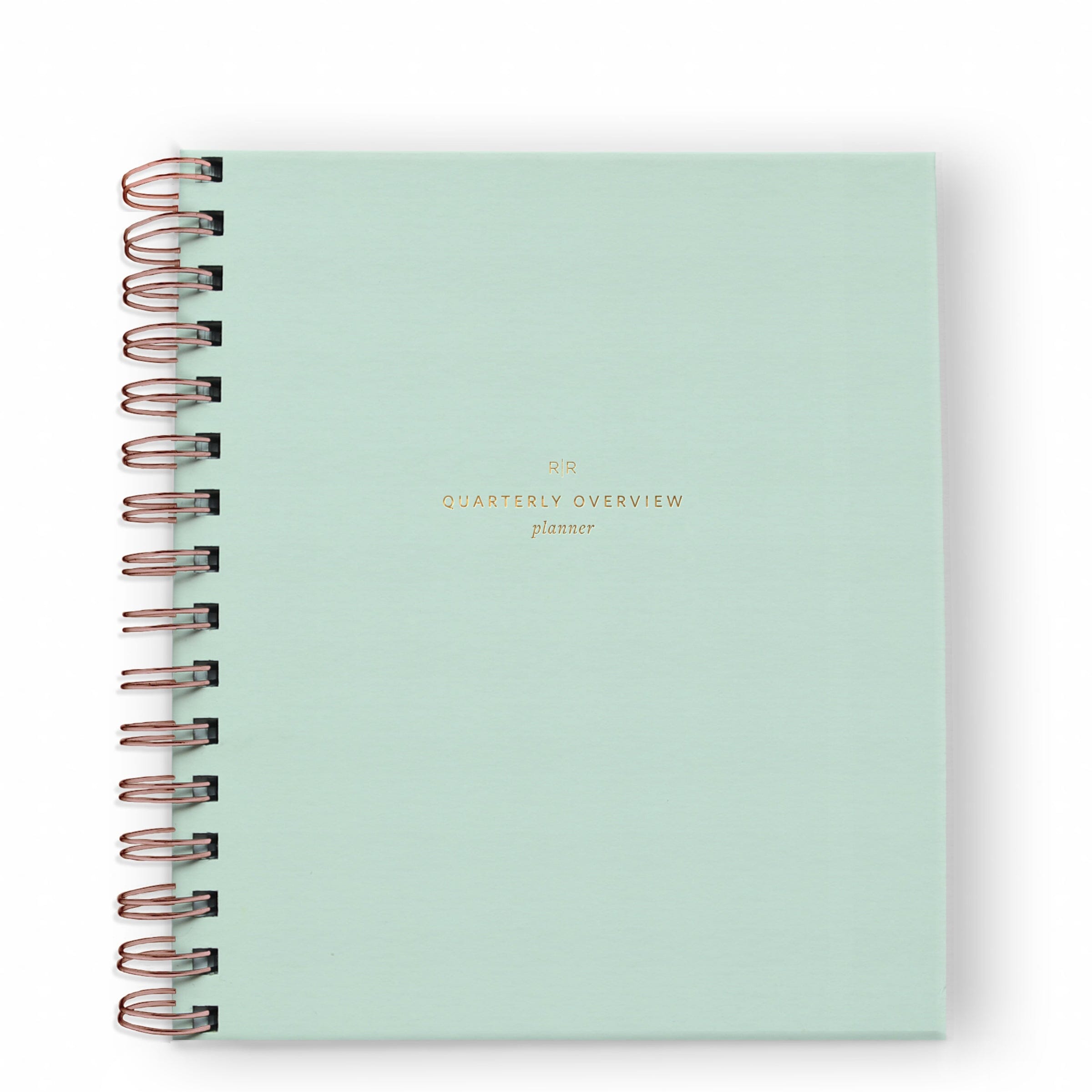 Quarterly Overview Planner - Ramona & Ruth Mint (Limited Edition) Standard Cover 