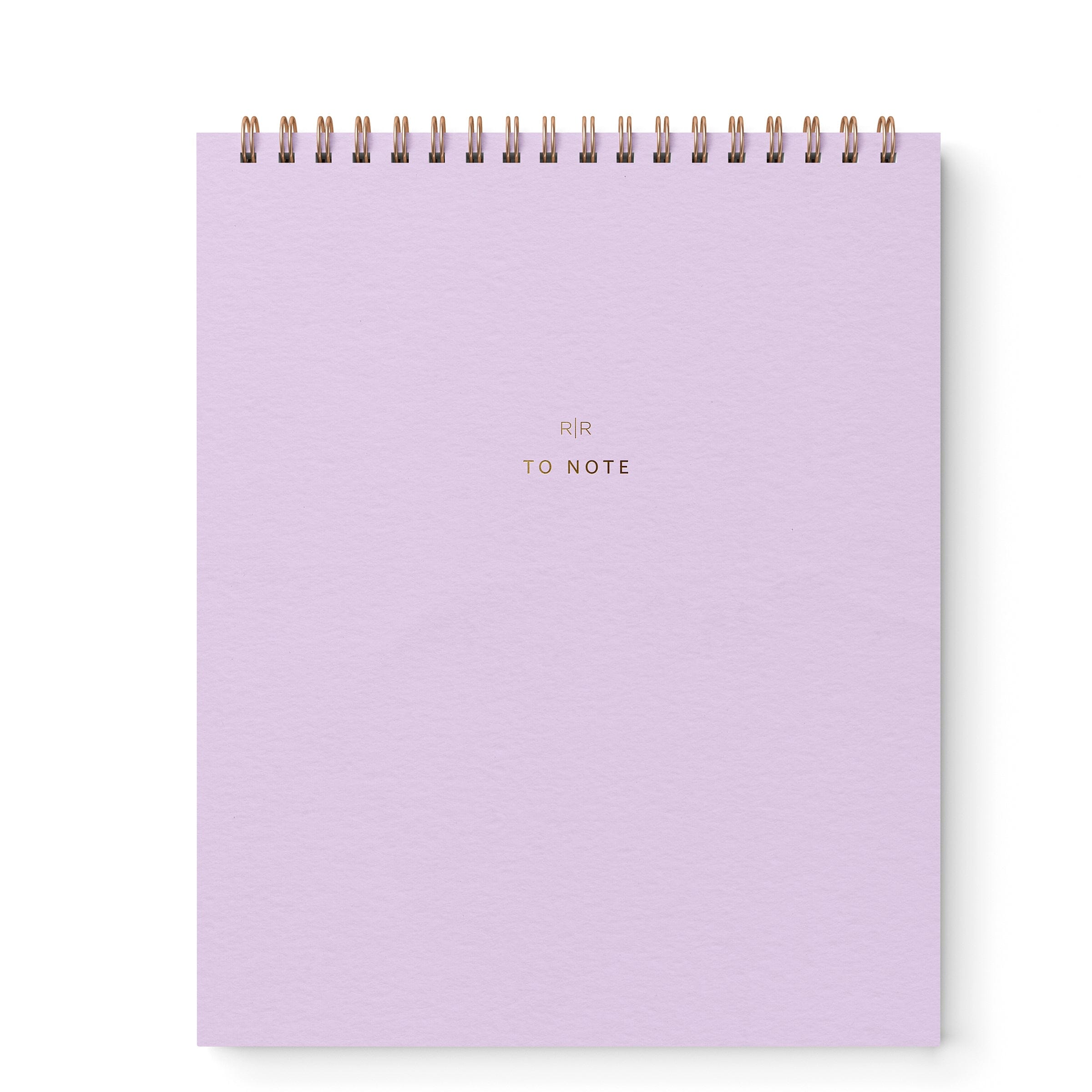 Sample Sale - To Note Lined Notebook - Ramona & Ruth Lavender 